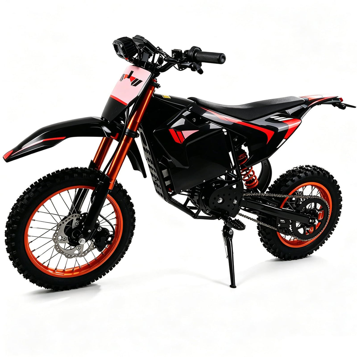 Electric Dirt Bike for Adults, 60V 28.8Ah, 4500W Peak Motor Full Suspension