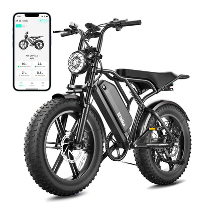 TST Electric Bike for Adults, 48V 15Ah Battery, 1500W Peak Motor, Fat Tire