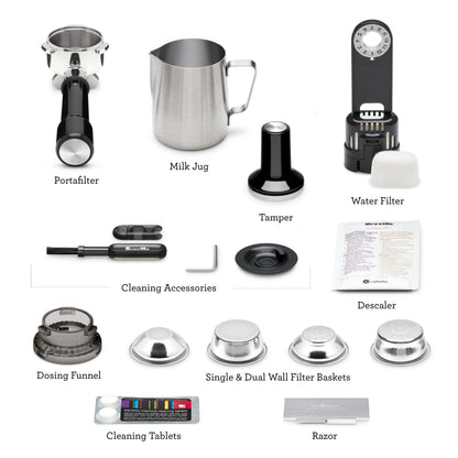 Breville BES870XL Barista Express Espresso Machine, Brushed Stainless Steel
