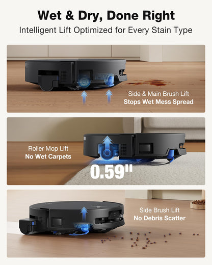 ECOVACS DEEBOT T90 PRO Omni Robot Vacuum and Mop, 30000Pa Blast Suction