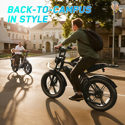 TST Electric Bike for Adults, 48V 15Ah Battery, 1500W Peak Motor, Fat Tire