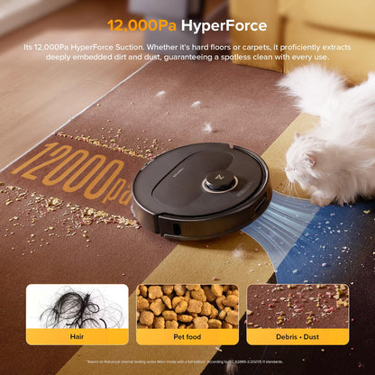 roborock Qrevo S5V Robot Vacuum and Mop, FlexiArm Edge Mopping