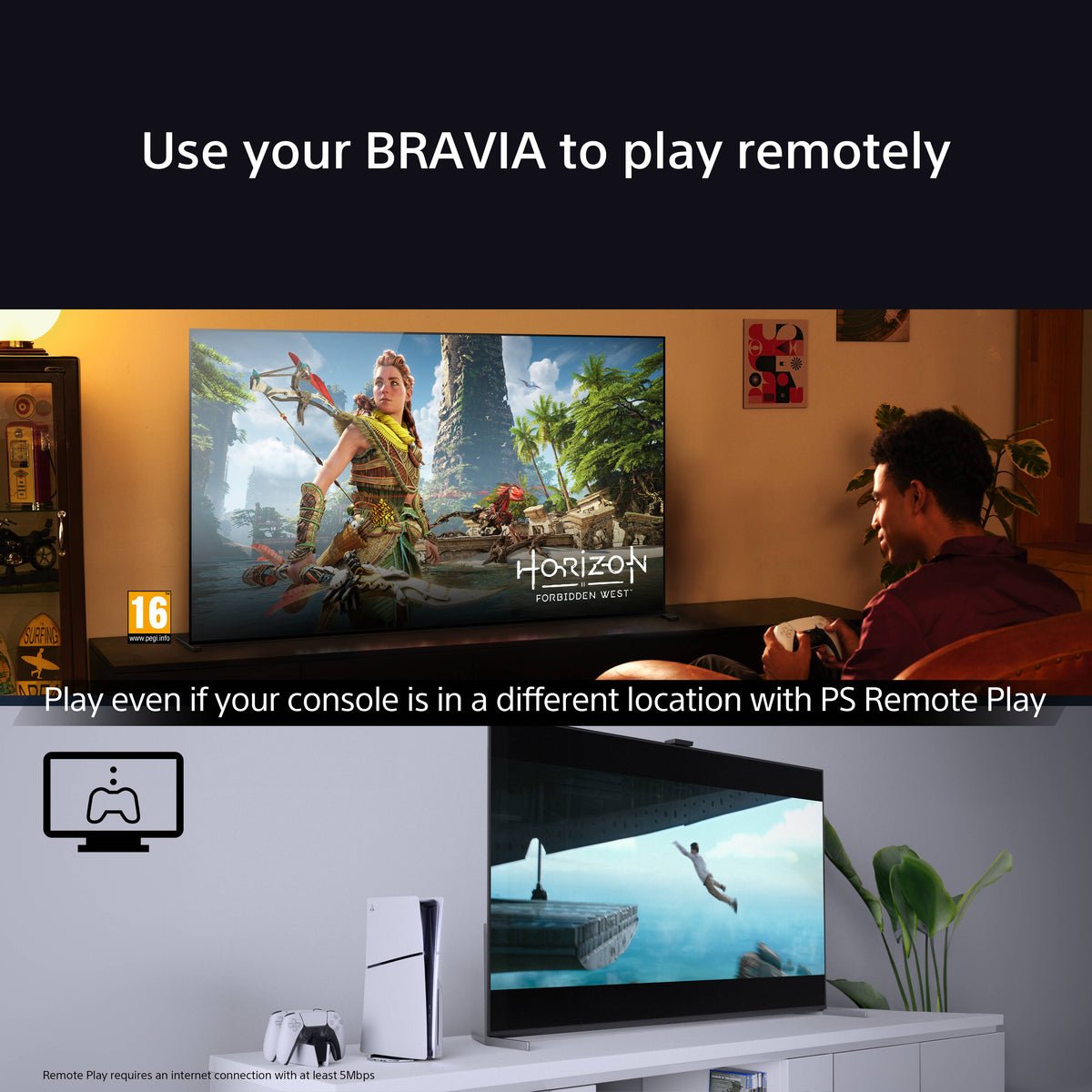 Sony K77XR80PU 77" BRAVIA 8 XR80P OLED 4K HDR Google TV - Image 16