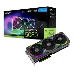 PNY NVIDIA GeForce RTX™ 5080 Epic-X RGB™ OC Triple-Fan Graphics Card