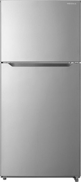 Insignia™ - 18 Cu. Ft. Top-Freezer Refrigerator with ENERGY STAR Certification - Stainless Steel
