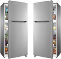 Insignia™ - 18 Cu. Ft. Top-Freezer Refrigerator with ENERGY STAR Certification - Stainless Steel - Image 4
