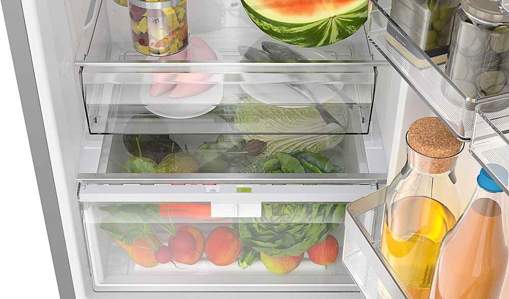 Bosch - 500 Series 12.8 Cu. Ft Bottom-Freezer Counter-Depth Smart Refrigerator - Stainless Steel - Image 5