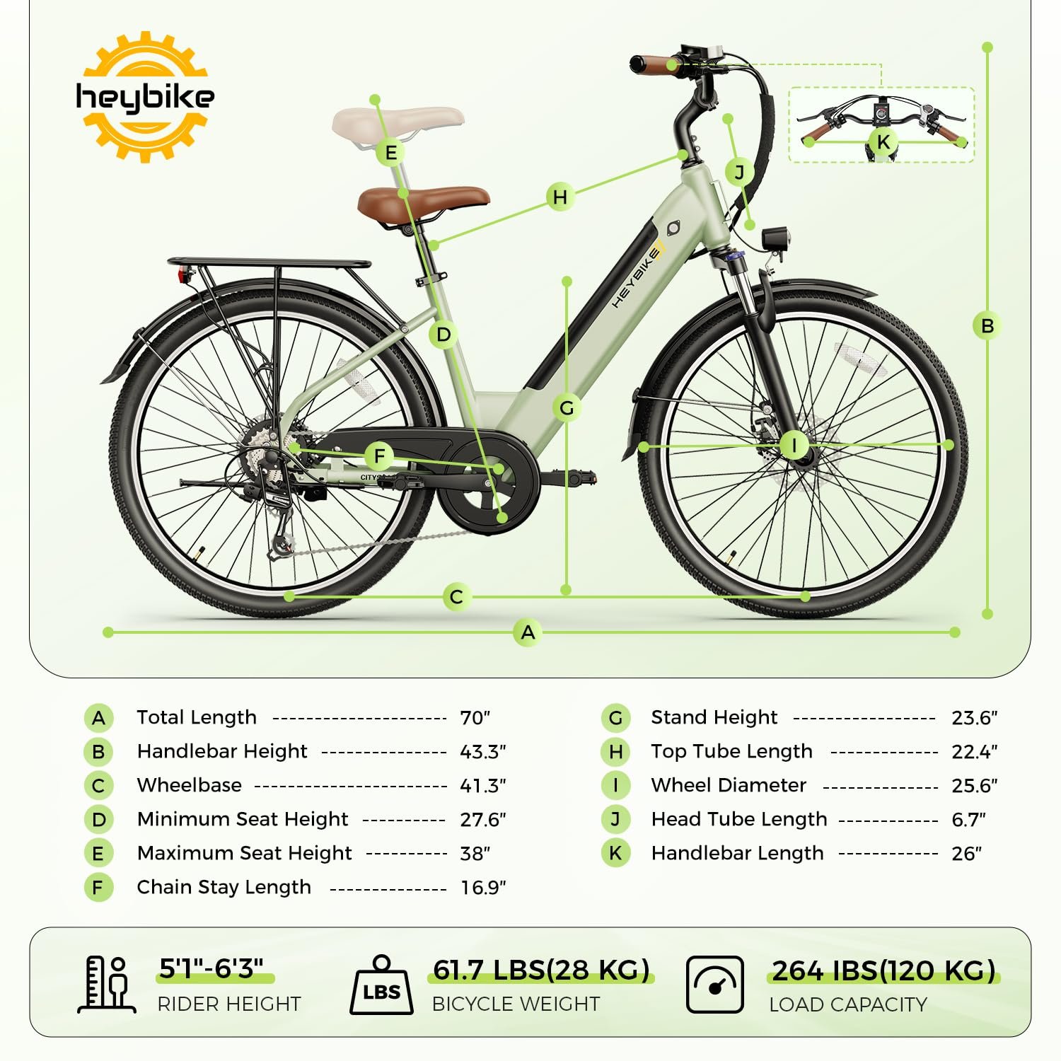 Heybike Cityscape 2.0 Electric City Bike