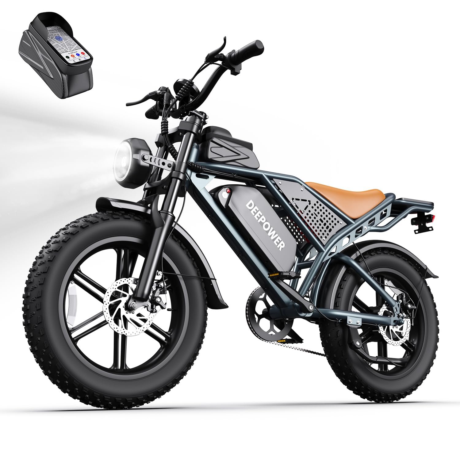 DEEPOWER QS7 2000W Fat Tire Electric Bike