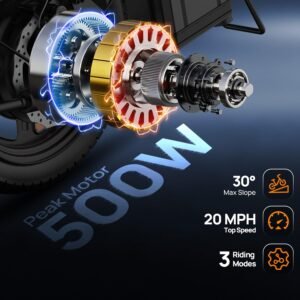 URLIFE 500W Folding Electric Bike