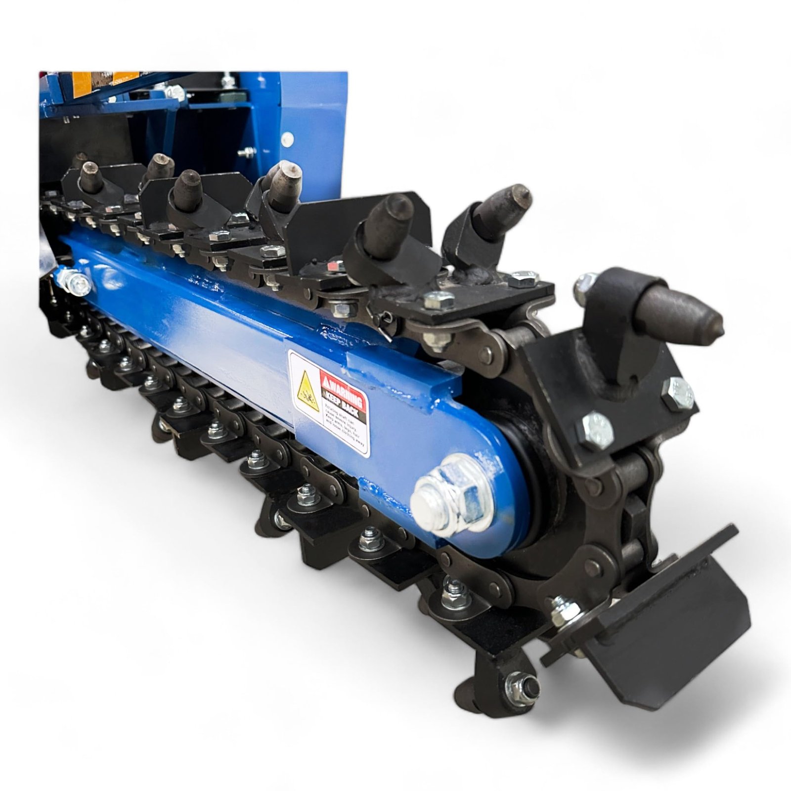 HOCTCR1500 GX390 13 HP Walk-Behind Trencher, 25-Inch Trenching Depth x 4-Inch Trenching Width, 27 Tungsten Carbide Teeth Chain - Image 4