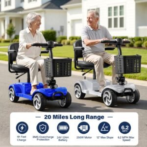 4-Wheel Mobility Scooter for Adults & Seniors