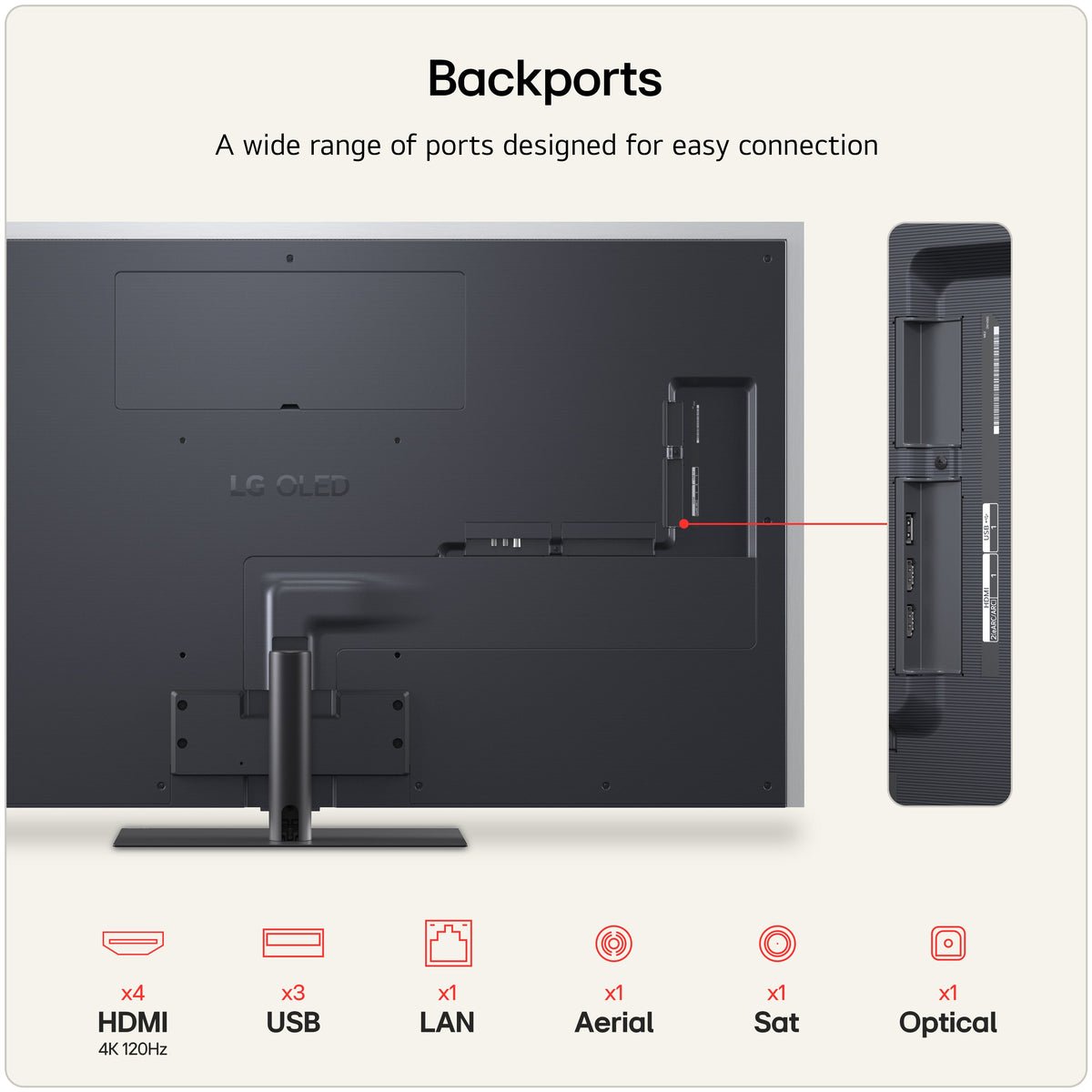 LG OLED65G66LS 65 inch OLED evo AI G6 4K Smart TV - Image 4