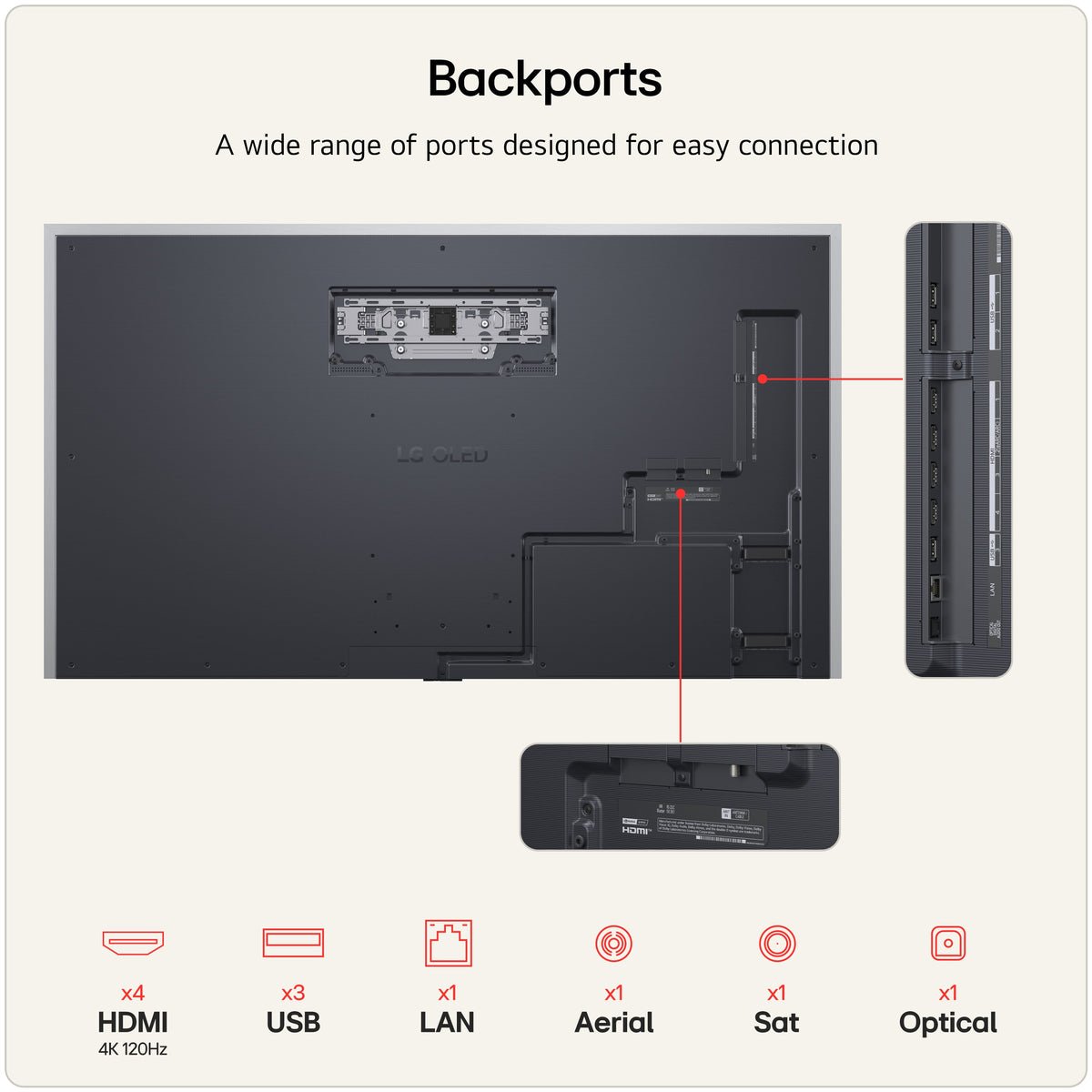 LG OLED77G64LW 77 inch OLED evo AI G6 4K Smart TV - Wall mount version - Image 15