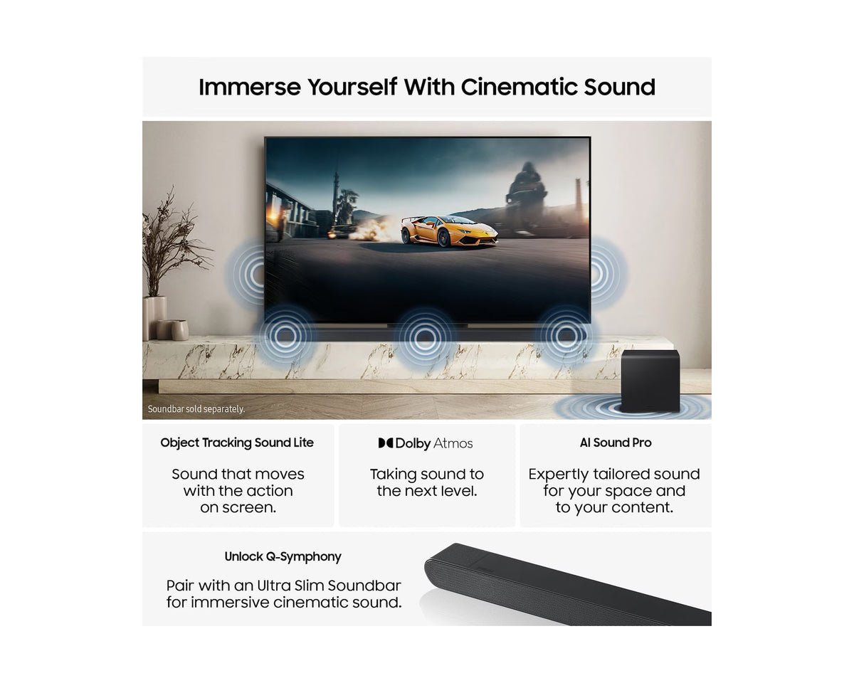 Samsung QE77S90F 77" OLED S90F HDR 4K Ultra HD Smart AI TV - Image 4