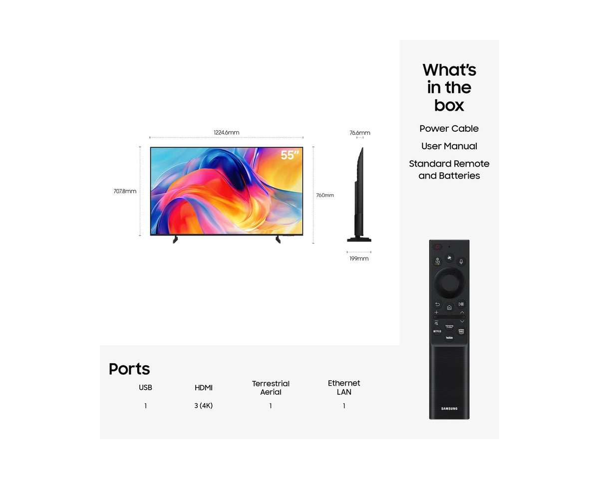 Samsung UE55M70H 55" Mini LED M70H 4K Vision AI Smart TV - Image 2